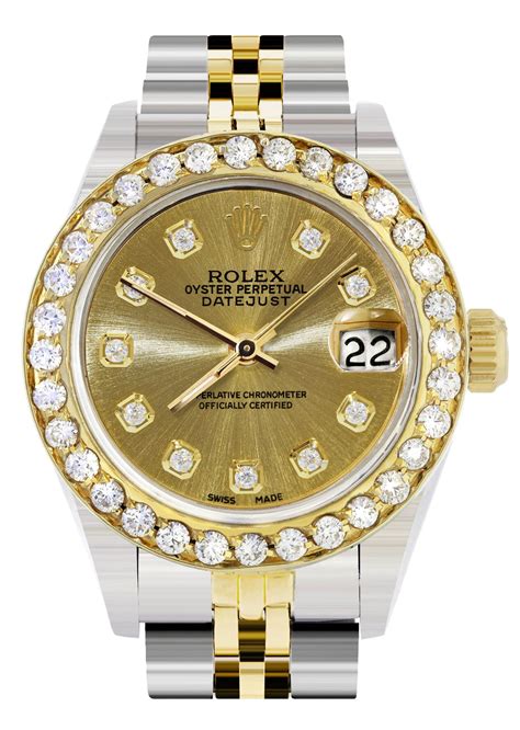 ladies rolex watches 26mm|26mm Rolex diamond bezel.